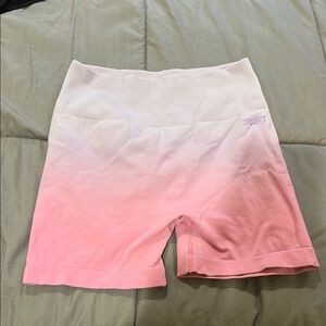 J80 Fit cotton candy biker shorts w/butt scrunch